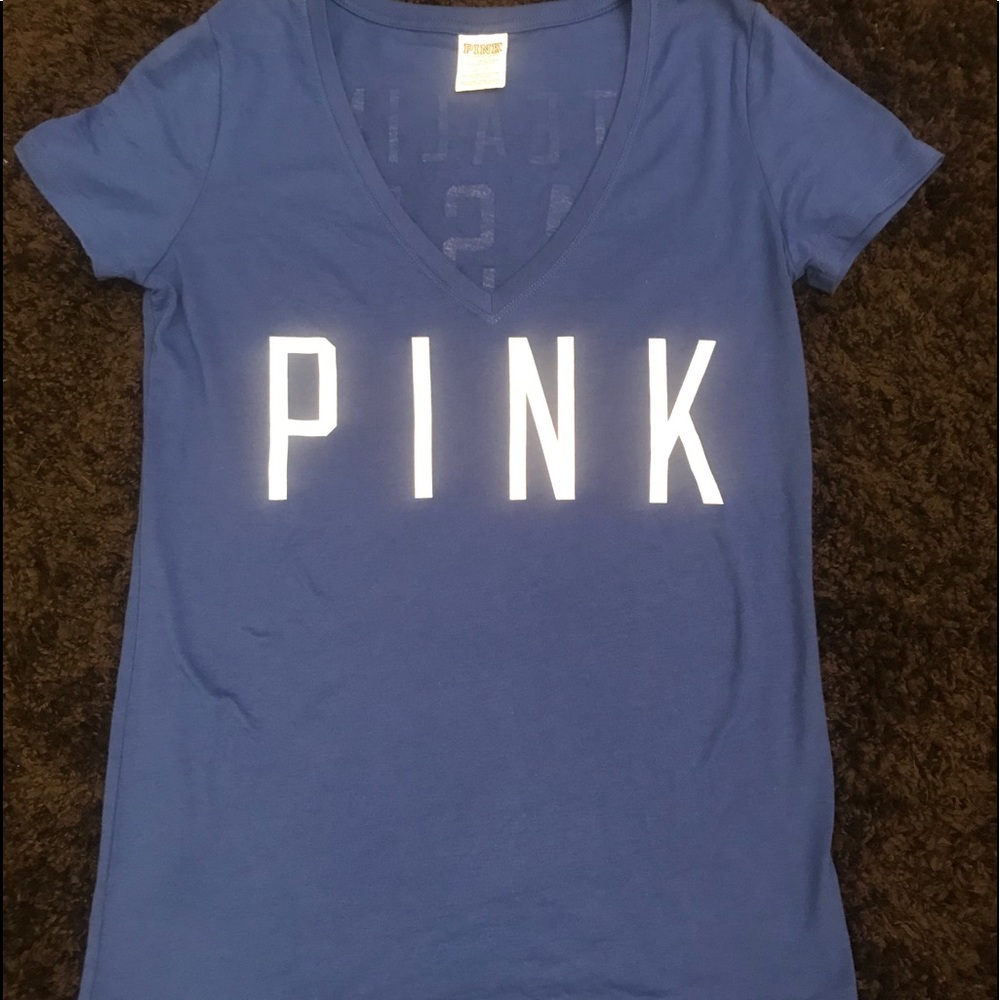 Pink Victoria Secret Texas Rangers Tee - Picture 2 of 2